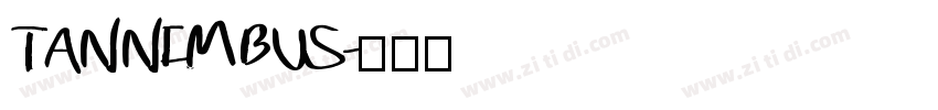 TAN NIMBUS字体转换